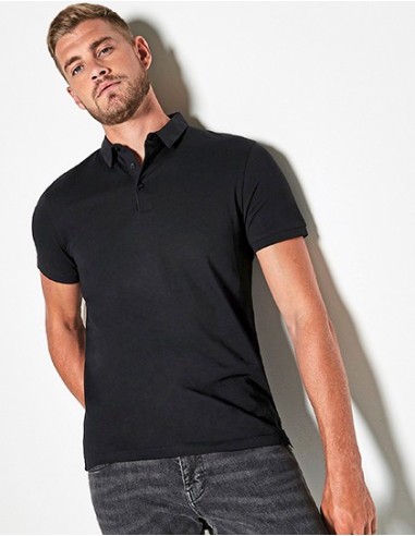 B-KK124-Mens Fashion Fit Polo Shirt Short Sleeve